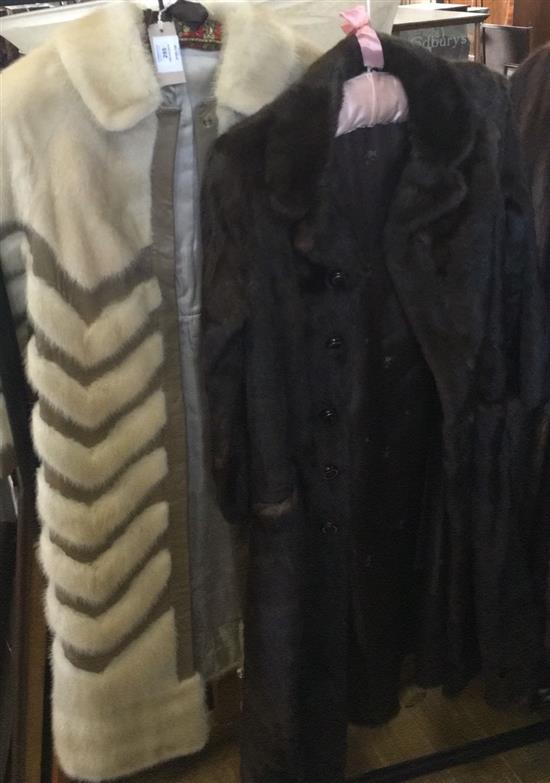 Two fur coats